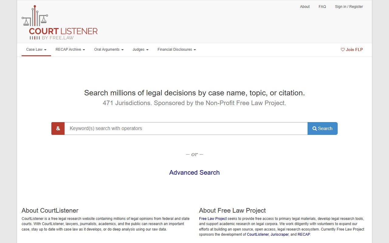 Deschutes County probate records CourtListener docket search